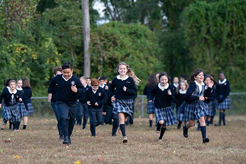 Students-running